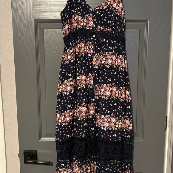 Blue Floral Dress - Picture 2 of 2